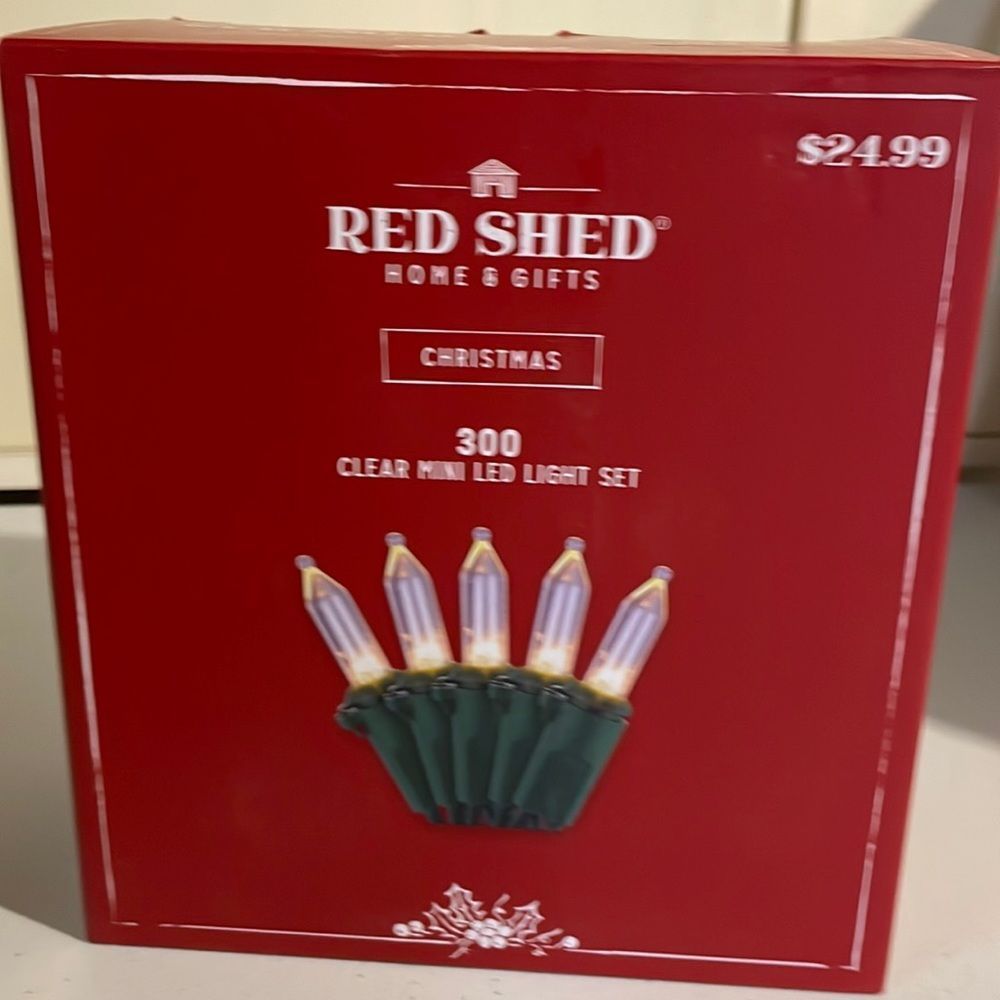 Red Shed Christmas Lights